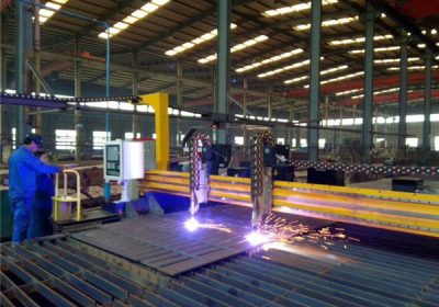 Sản xuất tại trung quốc cắt kim loại máy móc carbon thép cnc plasma cutter